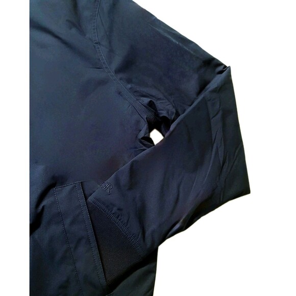 Banana Republic Men's L Bomber Jacket Moisture Resistant Logo Zip Blue NWT - Picture 10 of 14